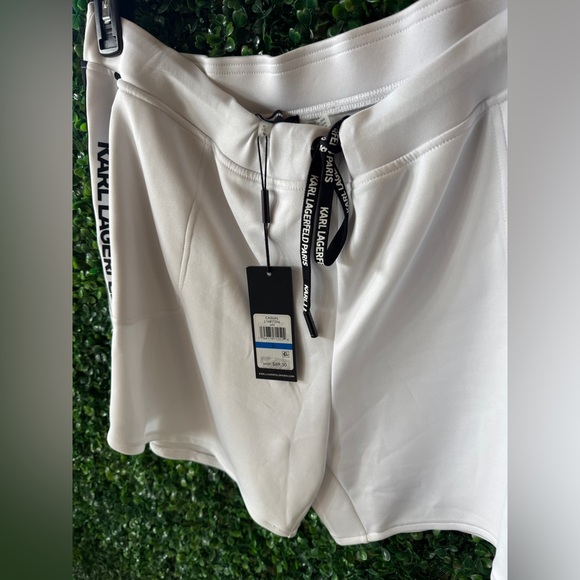 New Karl Lagerfeld White Shorts - Picture 4 of 12